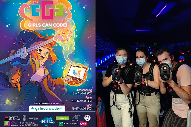 Cet été, plus de 80 jeunes filles ont découvert l’informatique avec GirlsCanCode! 