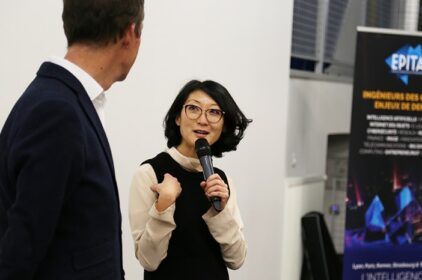 Fleur Pellerin, marraine de la promotion 2022, à la rencontre des futurs ingénieurs de l’EPITA&nbsp;!