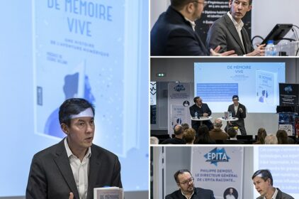 Soirées de lancement du livre « De mémoire vive »&nbsp;: une histoire de l’aventure numérique… par le directeur général de l’EPITA&nbsp;!